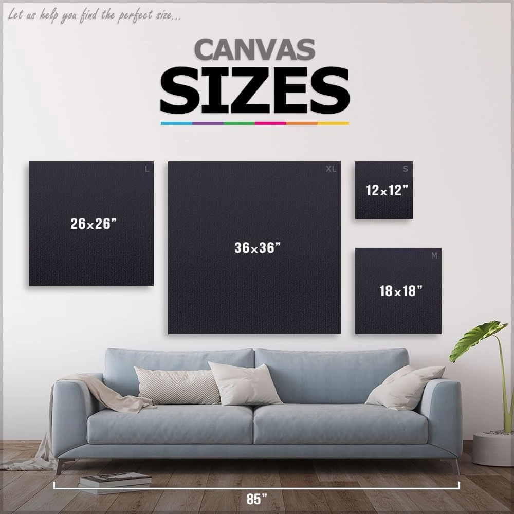 ARTCANVAS Fashion Glam Make Up Red Lipstick Studio Beauty Salon Canvas Art Print Stretched Framed Painting Picture Poster Giclee Wall Decor - 12" x 12" (1.50" Deep)