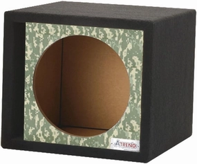Atrend GFX Series 10" Single Vented Subwoofer Enclosure (Desert Digi Camo)