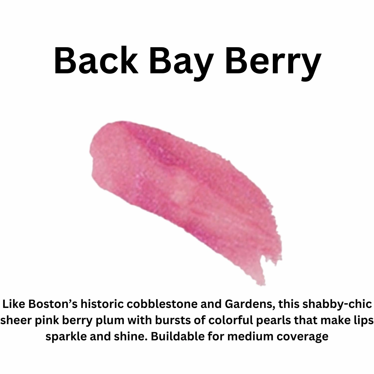 Back Bay Berry Lip Gloss (.25oz) -Vegan, gluten-free, cruelty-free formula with Aloe, Vitamins C & E, and a refreshing hint of spearmint extract for soft and hydrated lips.
