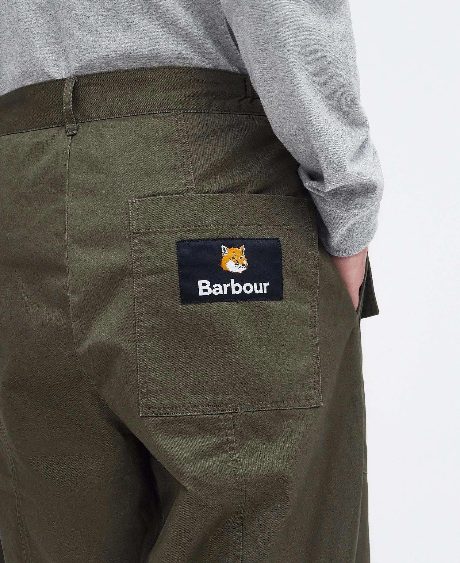 Barbour x Maison Kitsuné Cargo Trousers Uniform Green
