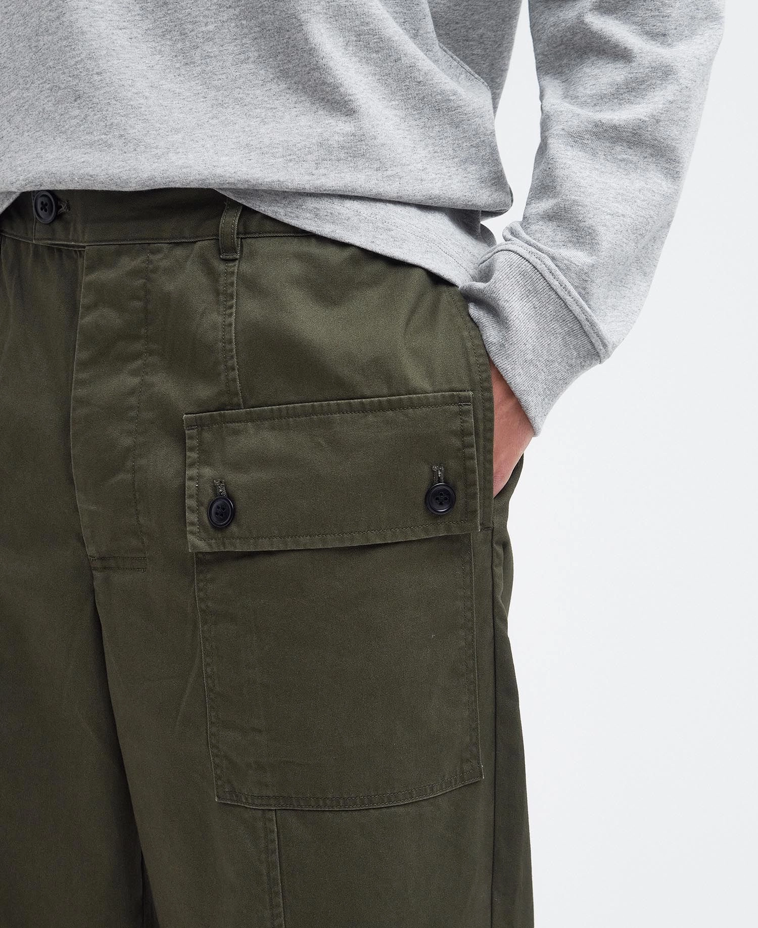 Barbour x Maison Kitsuné Cargo Trousers Uniform Green