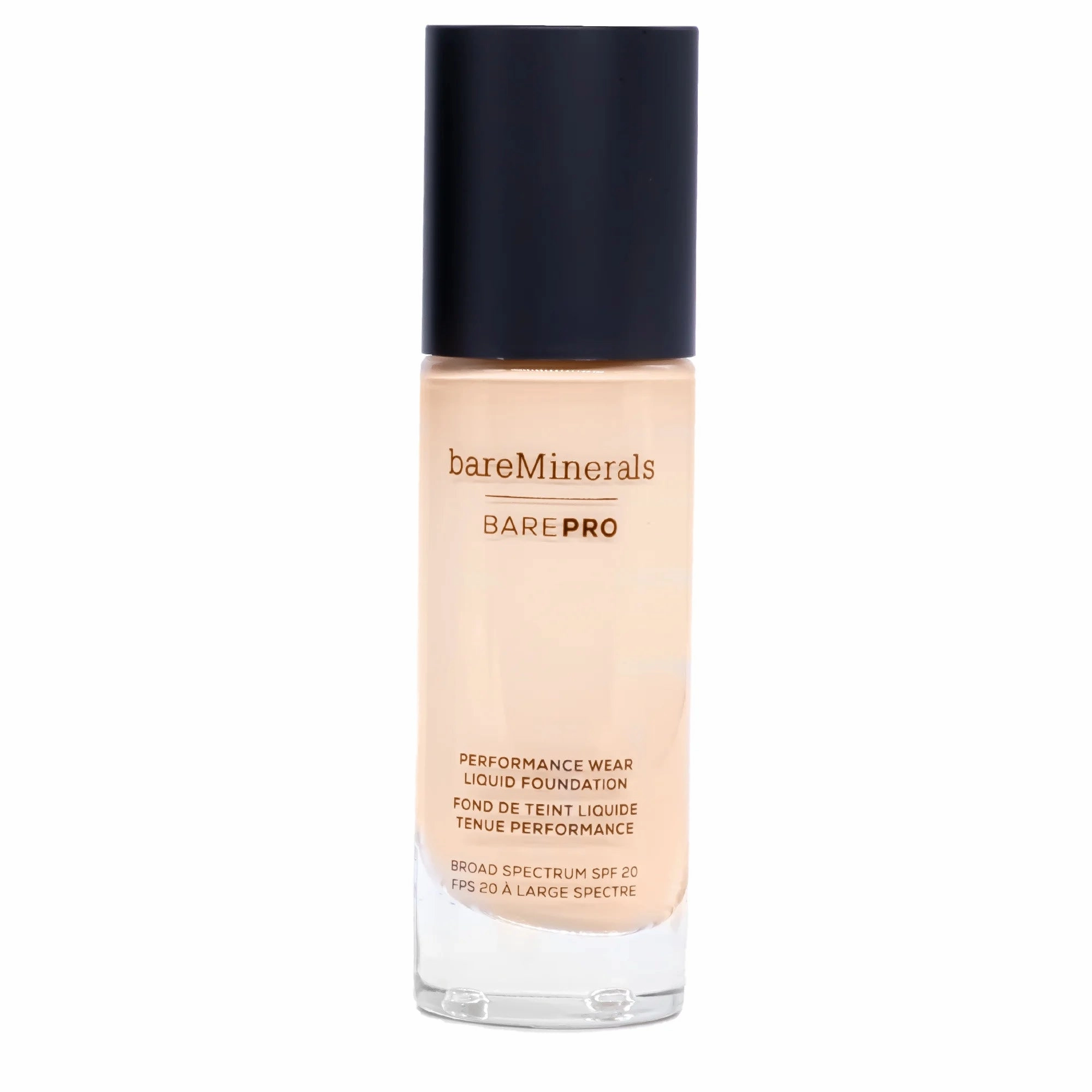 bareMinerals BarePRO Performance Wear Liquid Foundation SPF 20, Golden Ivory, 1 Oz