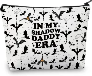 BDPWSS Fourth Book Makeup Bag Xaden Riorson Gift In My Shadow Daddy Era Gift Dragon Rider Gift Pedro P Fan Gift For Bookish (Shadow Daddy)