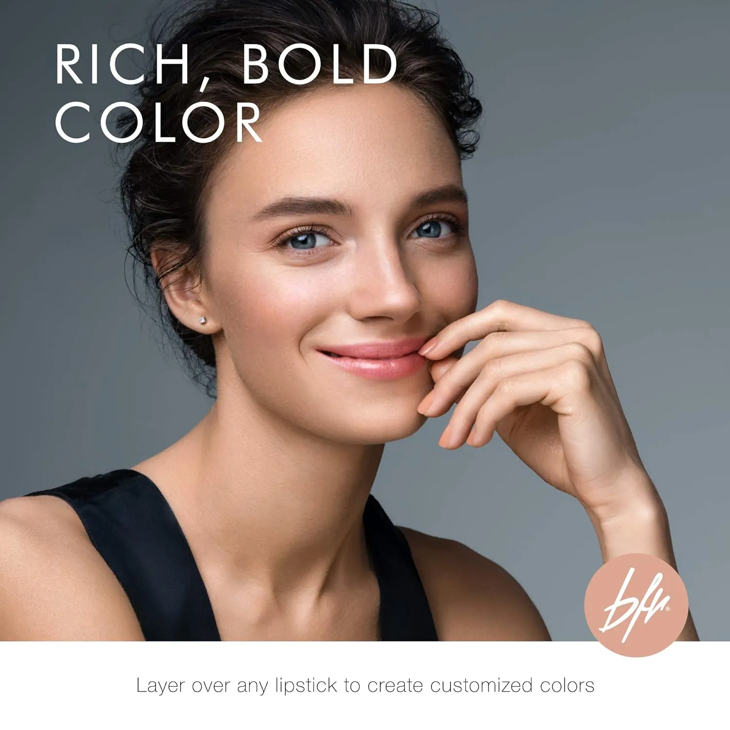 Beauty For Real Lip Gloss   Shine, Orange Rush - Bright Coral Orange - Non-Sticky Plumping & Hydrating Gloss - Light & Mirror In Cap - Contains Marine Collagen - 0.15 fl oz