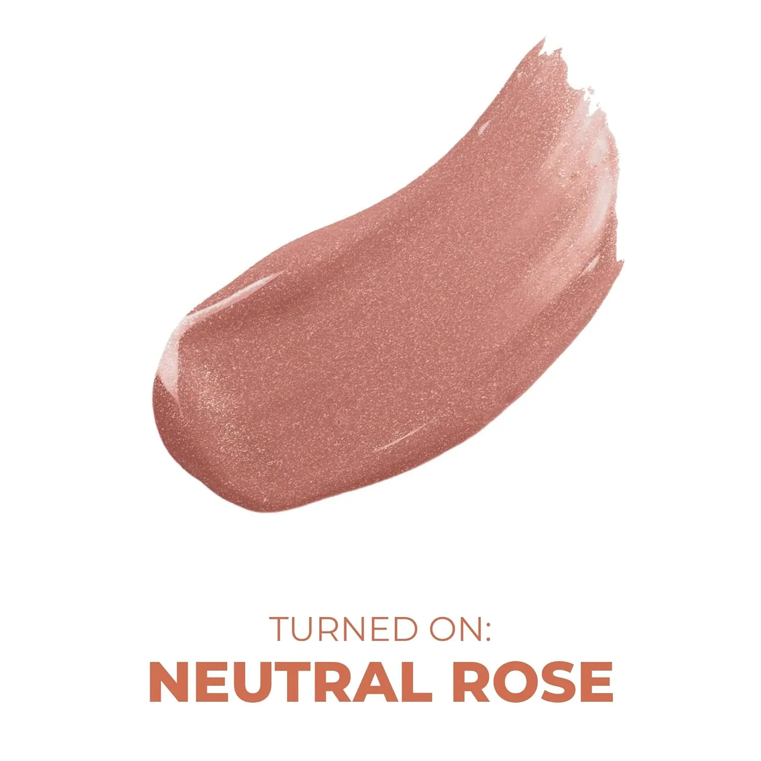 Beauty For Real Lip Gloss   Shine, Plumping High Shine Hydrating Gloss, Turned On, Sheer Lip Bite Nude, Light   Mirror, Cruelty Free, 0.15 fl oz