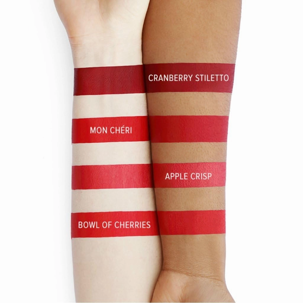 Beauty Bakerie Lip Whip Liquid Lipstick for Women, Waterproof Lip Gloss, Tint, Stain Long Lasting Hydrating Moisturizer, Matte or Metallic, 3.5mL, Cranberry Stiletto