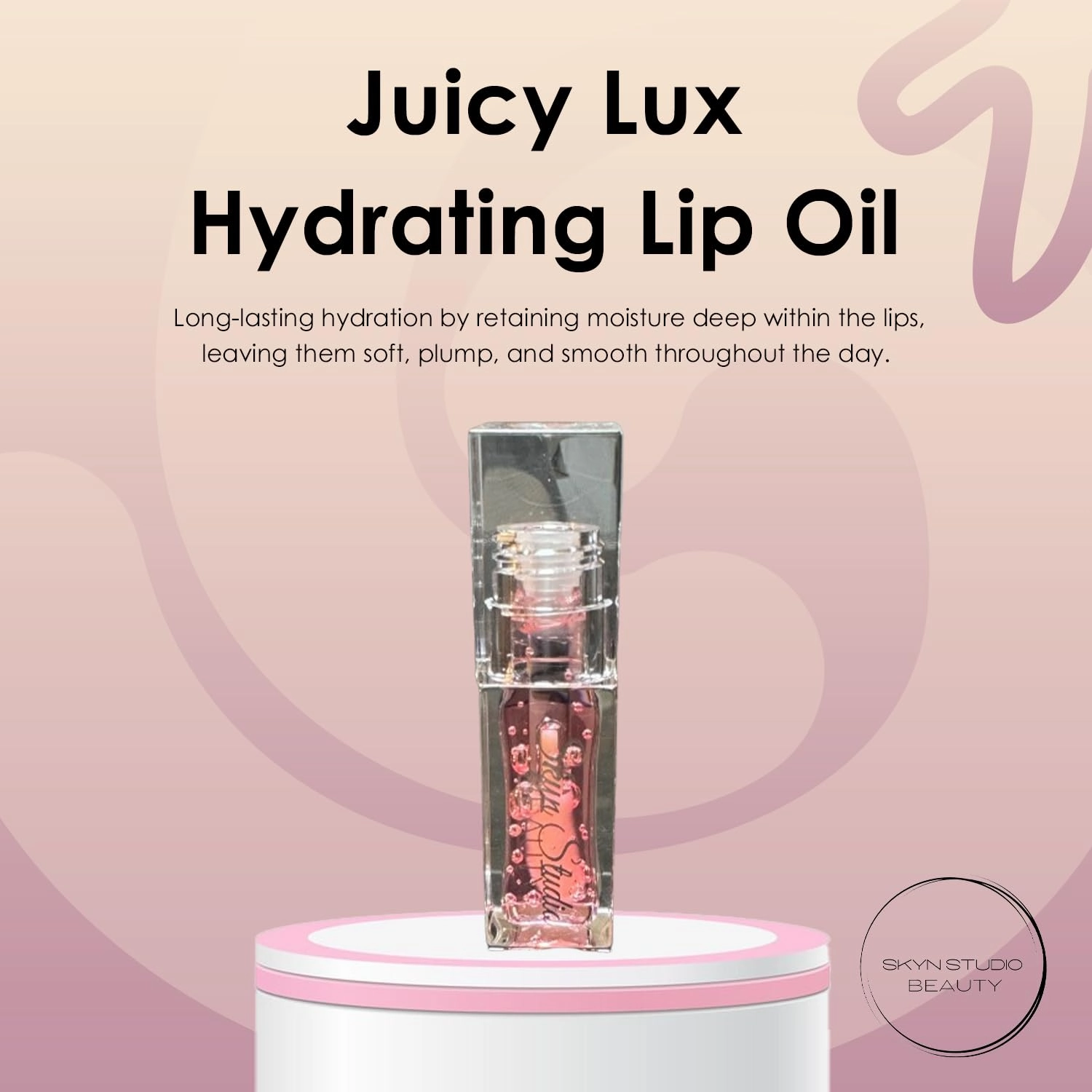 BEAUTY SPF 30 Juicy Lux Hydrating Lip Oil, Deeply Nourishing with Hyaluronic Acid, Coconut Oil, Argan Oil, Shea Butter and Vitamin E, Non-Sticky, SPF Protection Lip Care (Berry Bliss)