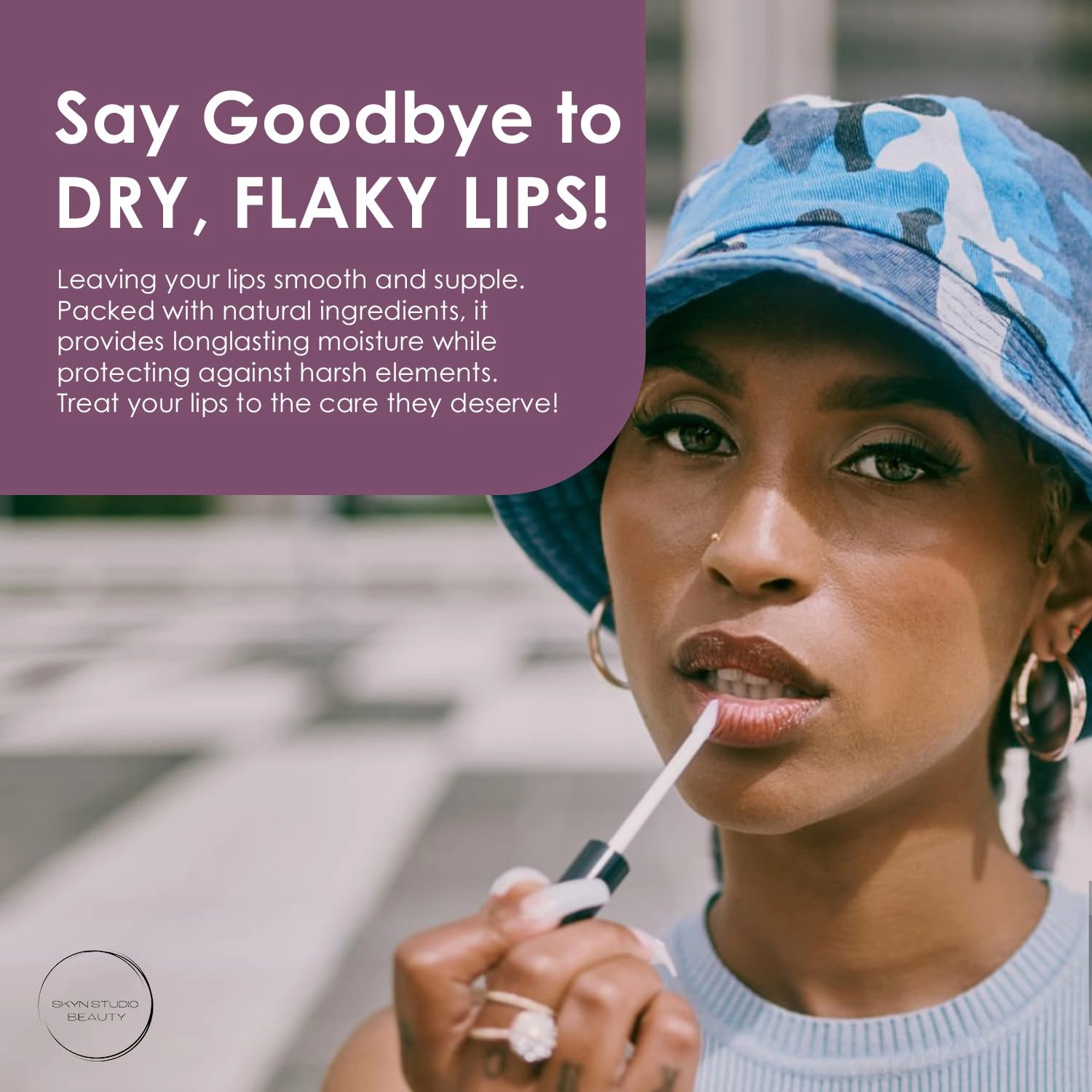 BEAUTY SPF 30 Juicy Lux Hydrating Lip Oil, Deeply Nourishing with Hyaluronic Acid, Coconut Oil, Argan Oil, Shea Butter and Vitamin E, Non-Sticky, SPF Protection Lip Care (Berry Bliss)