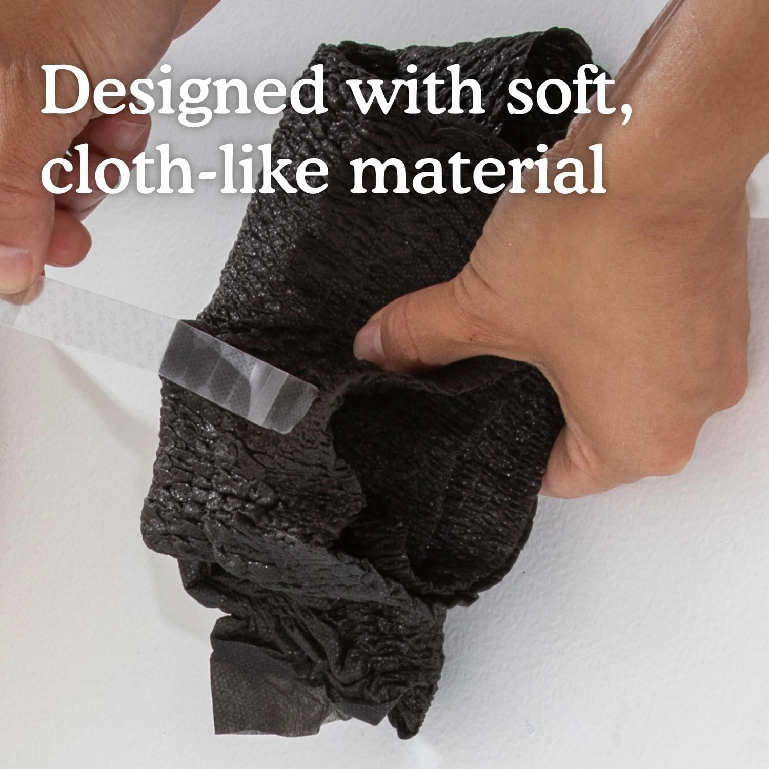 Because Premium Maximum Absorbency Adult Incontinence and Postpartum Bladder Leak Underwear for Women, Heavy Absorbency, Disposable, Black, Large, 20 Count
