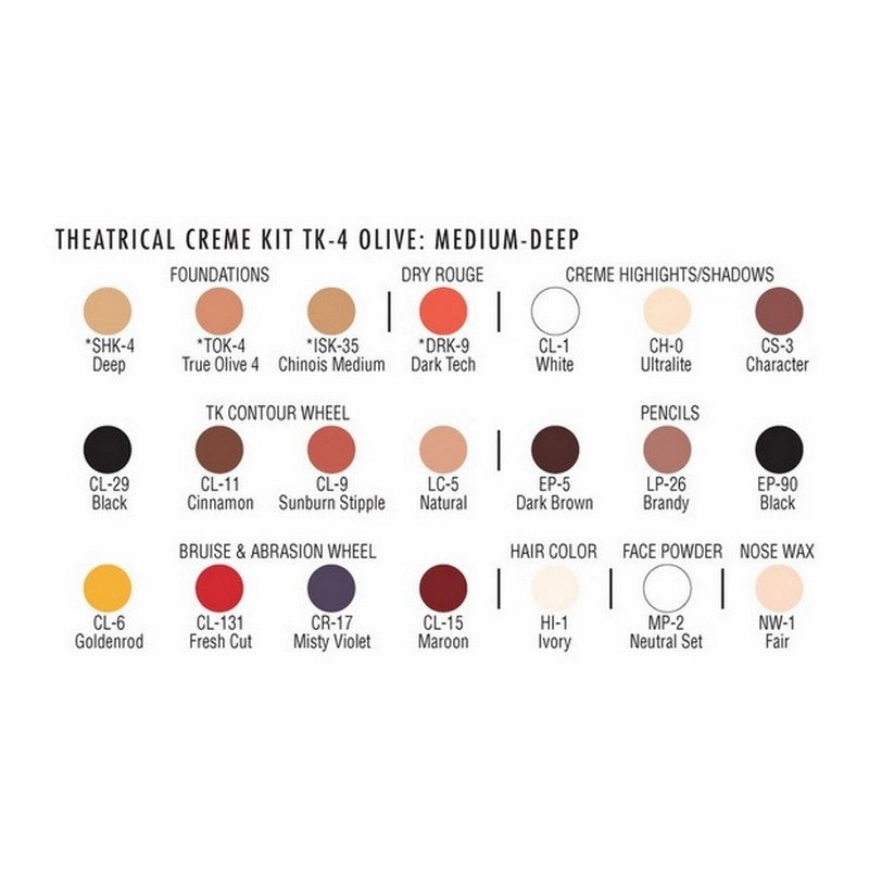BEN NYE Student Theatrical Creme Makeup Kit