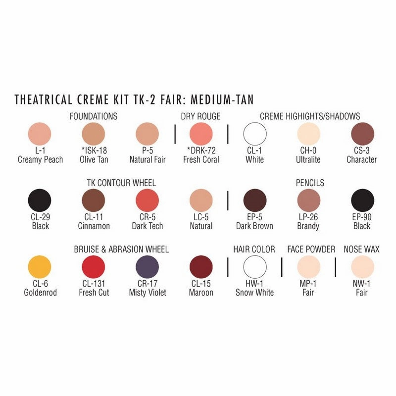 BEN NYE Student Theatrical Creme Makeup Kit