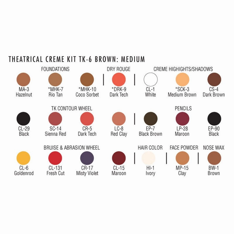 BEN NYE Student Theatrical Creme Makeup Kit