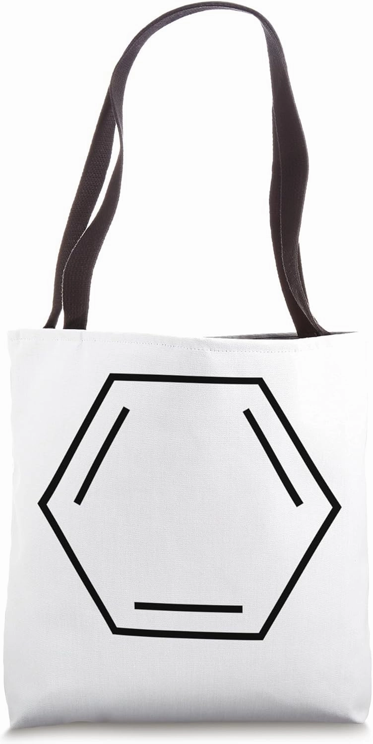 Benzene C6H6 Chemistry Science Molecule Tote Bag