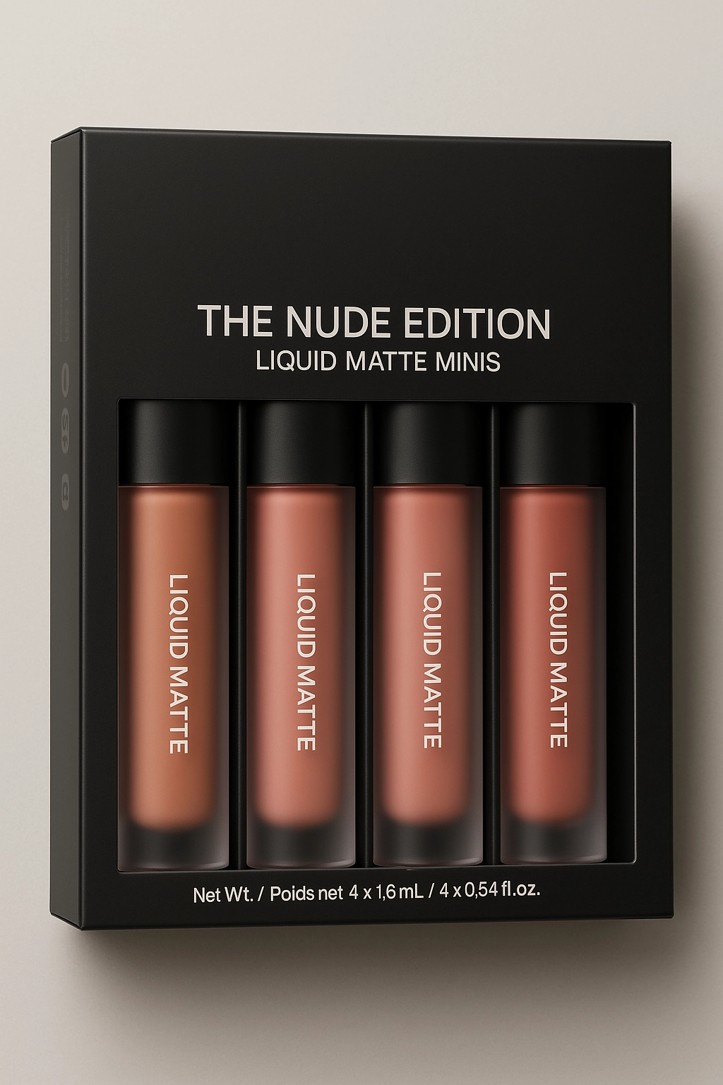 BERN Nude Red Edition – Liquid Lipstick Set (4 Shades | 16ml)