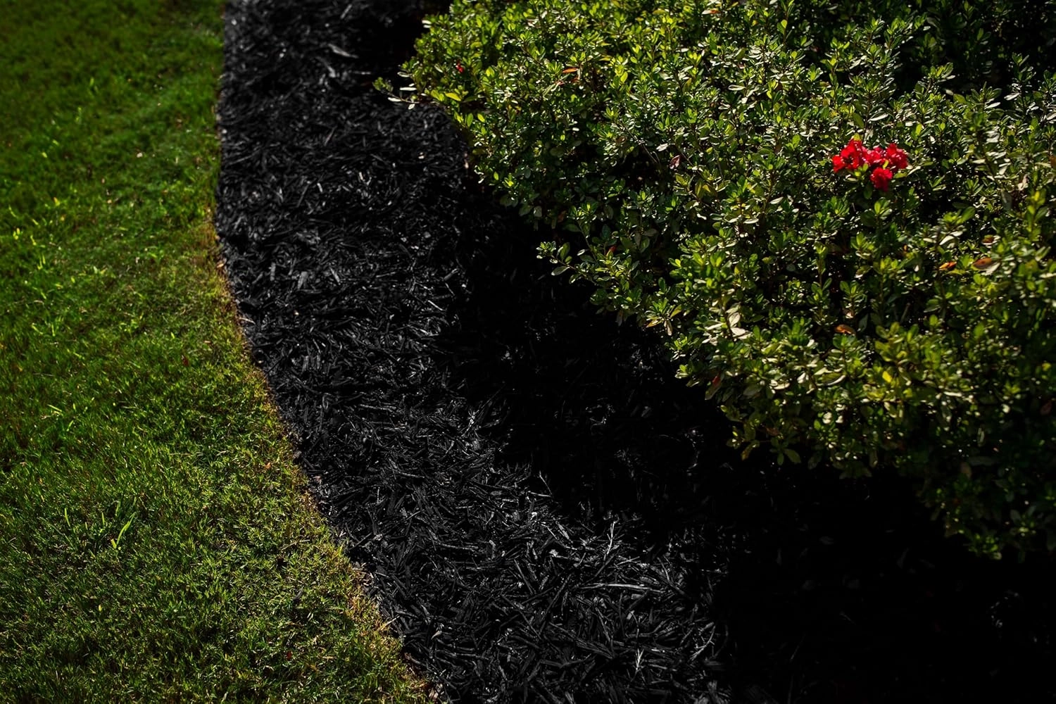 Black Dye, 3,200 Square Feet Coverage - Colorant for Landscaping & Garden Beds, Wood Mulch Color Restorer & Playground Bark, Eco-Friendly Paint - 1-Quart