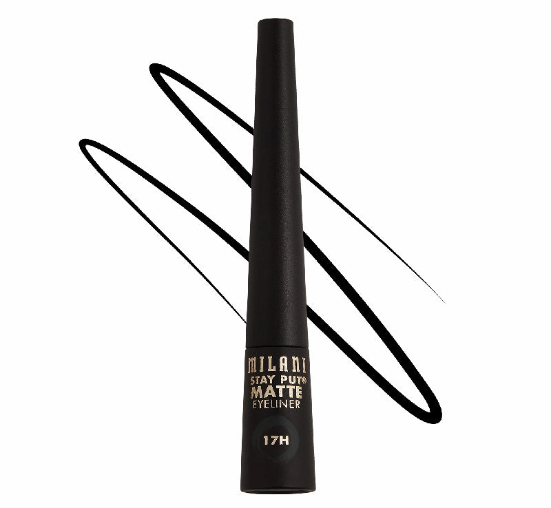 BLACK STAY PUT MATTE EYELINER