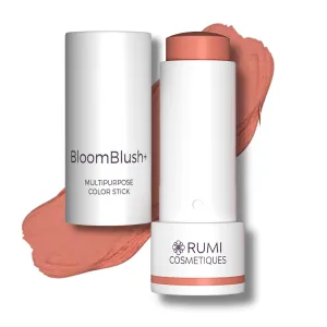 BloomBlush  Multipurpose Color Stick For Older Women - Blush, Lipstick & Contour in 1- Radiant, Healthy Glow & Nourishing Formula - For Sensitive Skin (Nude Peach, Regular)