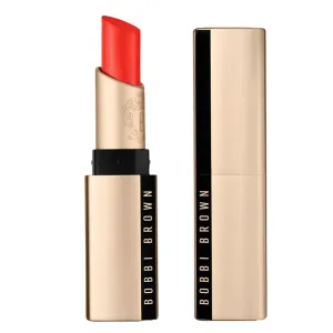 Bobbi Brown Luxe Matte Lipstick Power Play 528 (A true red coral) - 0.12 oz / 3.5 g