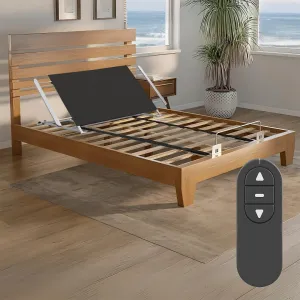 Boyd Sleep King/Cal-King Adjustable Bed Kit – Turn Your Mattress & Frame Into Heads-Up Adjustable Base, Powerful Motor, Wireless Remote, Head Incline, Easy Assembly, Zero Clearance Design