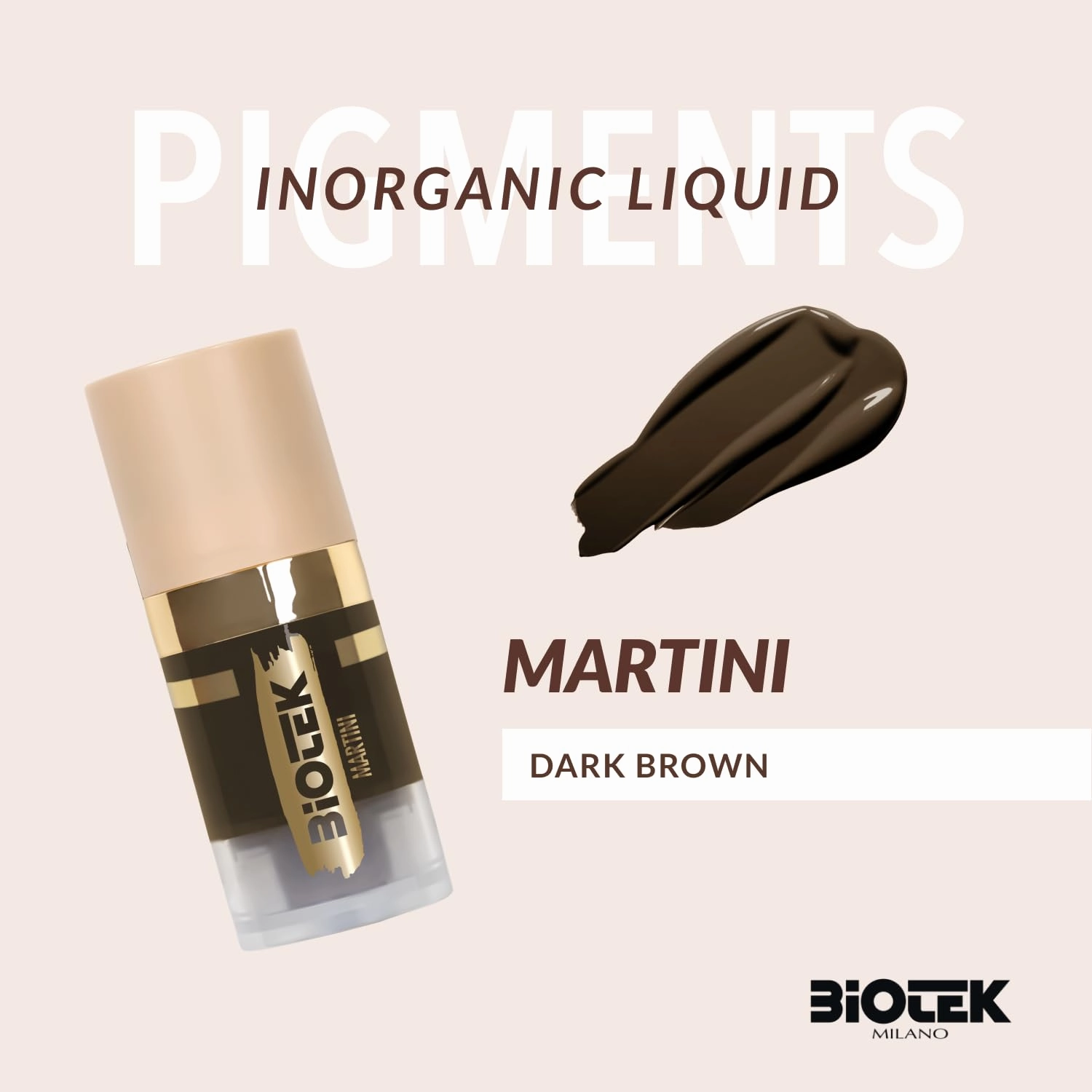 Brow pigments Inorganic Liquid - Made in Italy - Martini 0.24 Fl Oz (Pack of 1)