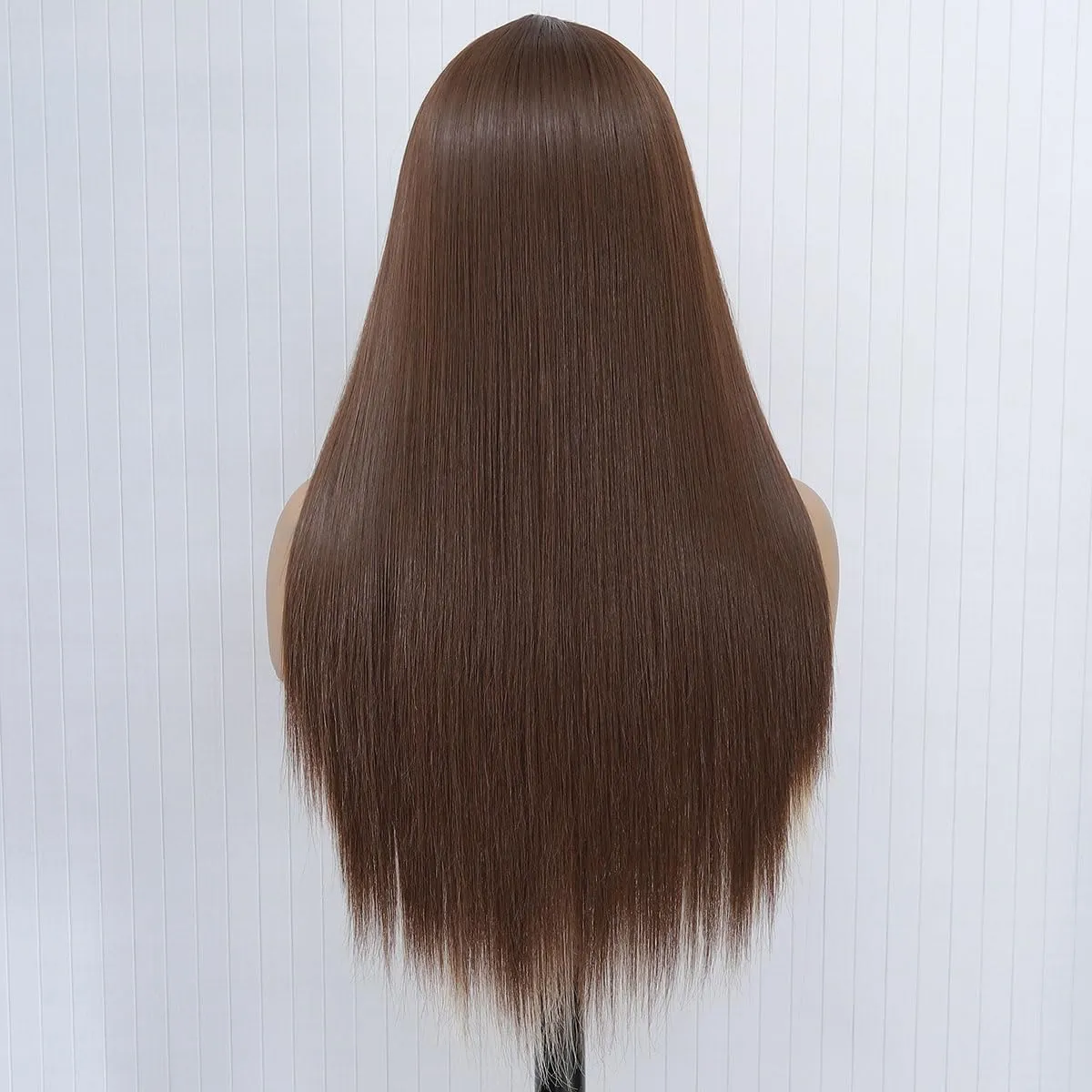 Brown Blonde Lace Front Wig Highlight Synthetic Lace Wigs Pre Plucked HD Lace Wear And Go Glueless Brown Wigs 26inch Long Straight Blonde Highlight Wig