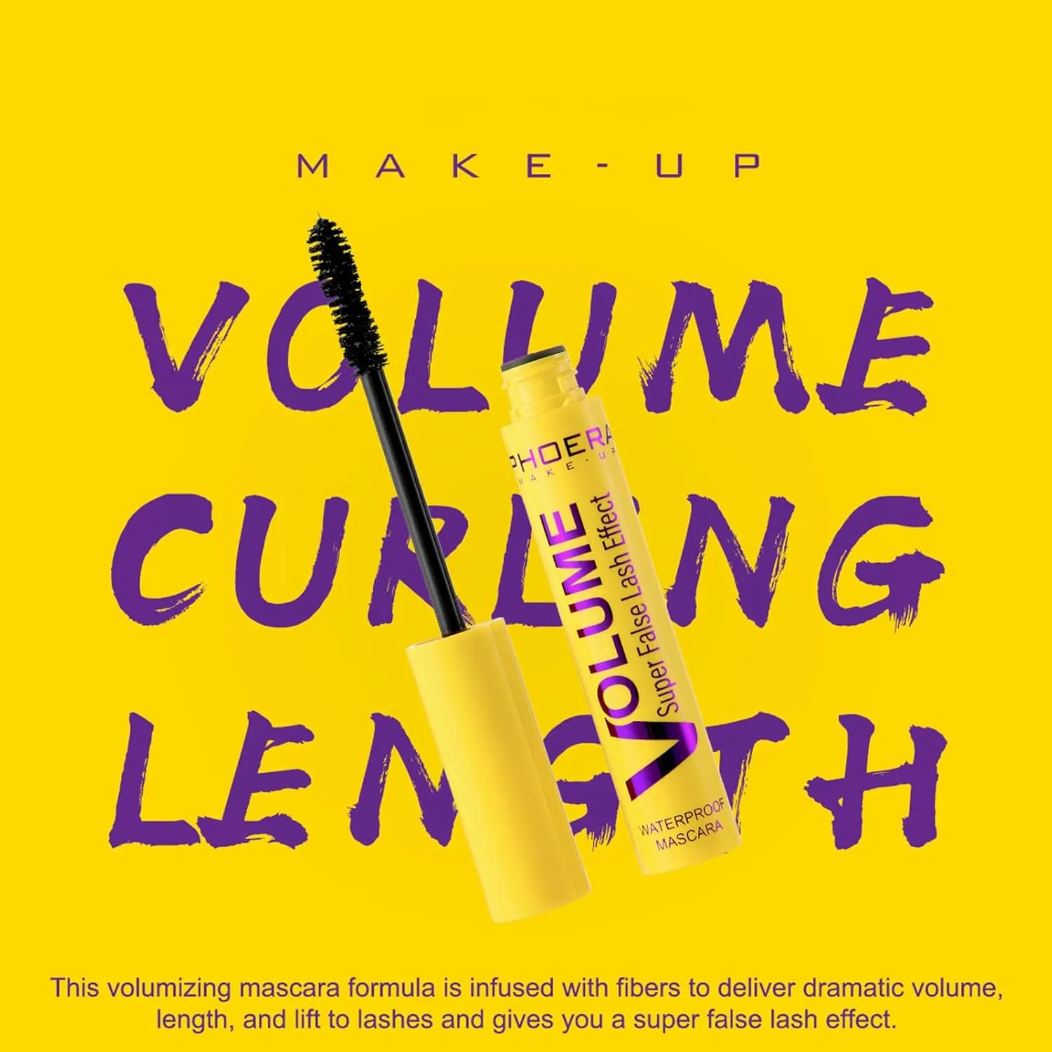 Bubble Mascara - Smudge-Proof, Clump-Proof, Waterproof Formula Creates Thick, Well-Defined Lashes and Enhances The Natural Look, Can be Layered to Boost Curl (2Pcs)