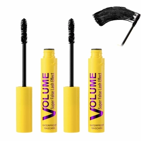 Bubble Mascara, Immediatie Bubble Mascara, Volume and Length Formula for Bold, Separated Lashes, Waterproof Long-Lasting, Can be Layered to Boost Curl (2pcs)