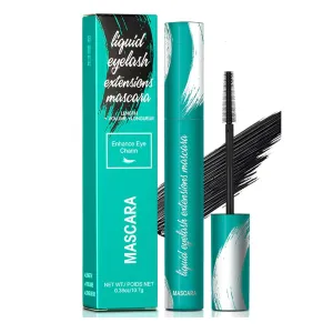 Buqikma Mascara Waterproof Mascara Black 24hours Long-Wearing Lash Extension Mascara 0.38OZ/10.7g