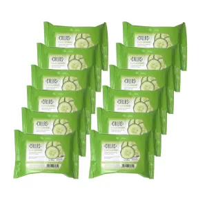 Callas Cleansing & Make-up Remover Wipes 30 Wipes (Cucumber, 12pcs)