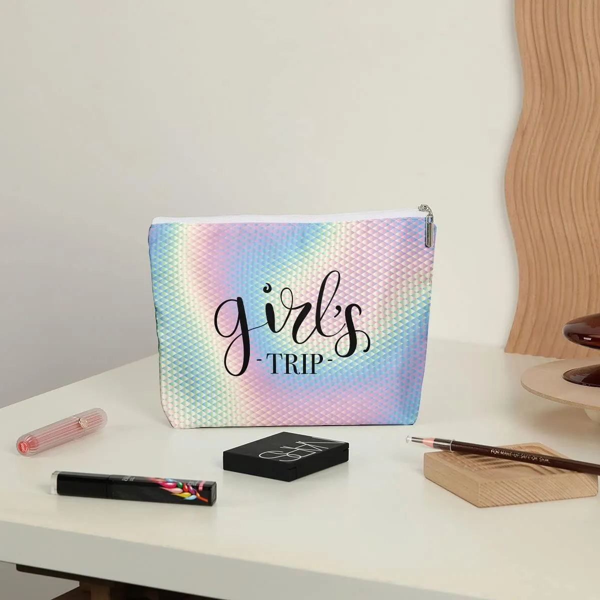 Camping Tote Bag Makeup Bag Camper Accessories for Travel Trailers and RVs