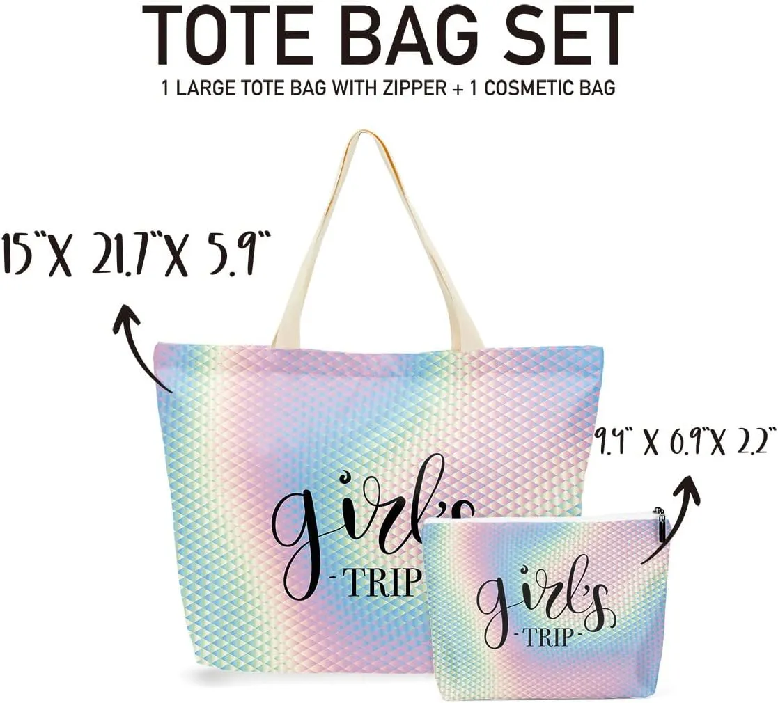 Camping Tote Bag Makeup Bag Camper Accessories for Travel Trailers and RVs