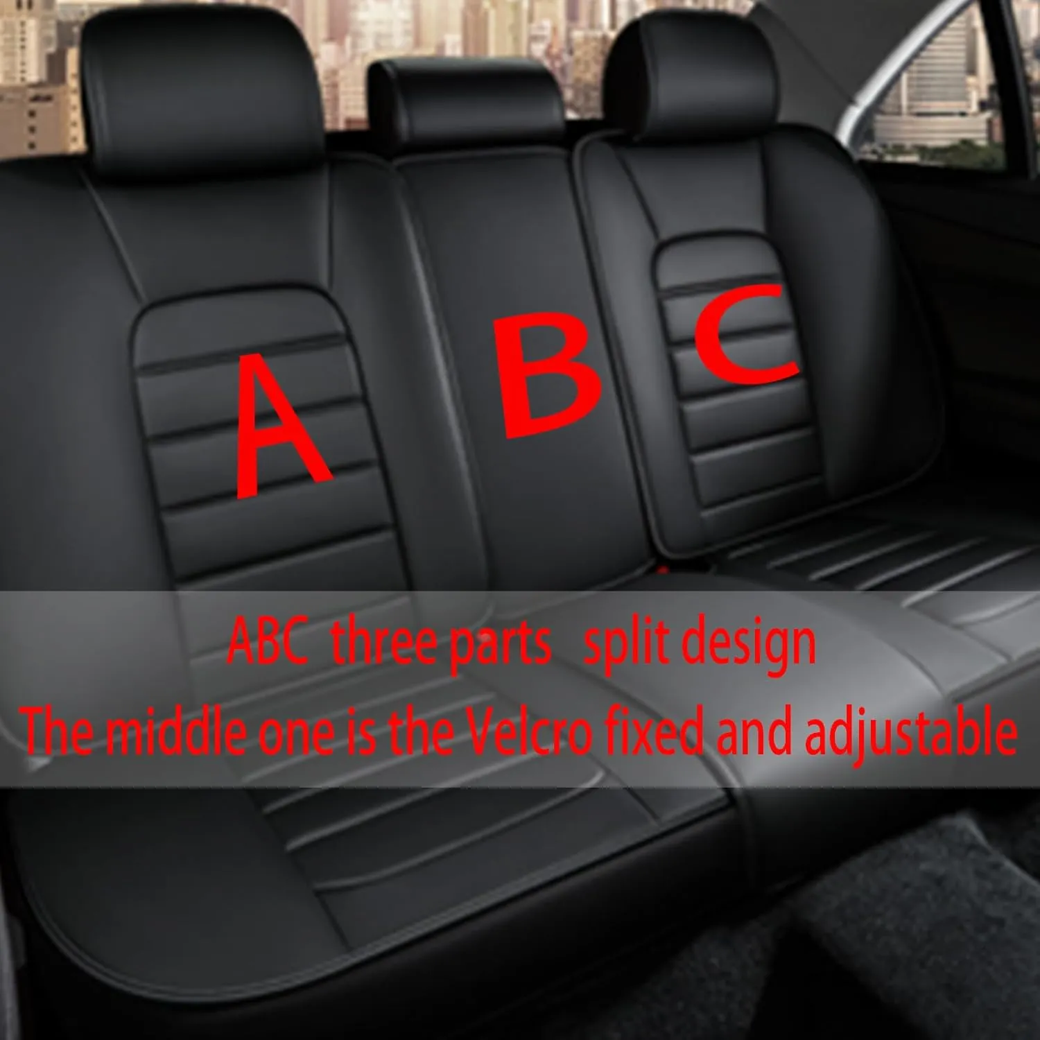 Car Seat Cover for Kia Optima 2011-2020,Premium Leather Seat Cover,Non-Slip Waterproof Breathable Automotive Seat Covers Fit for Most Cars,Sedan(Classic Black,Full Set with Pillow)