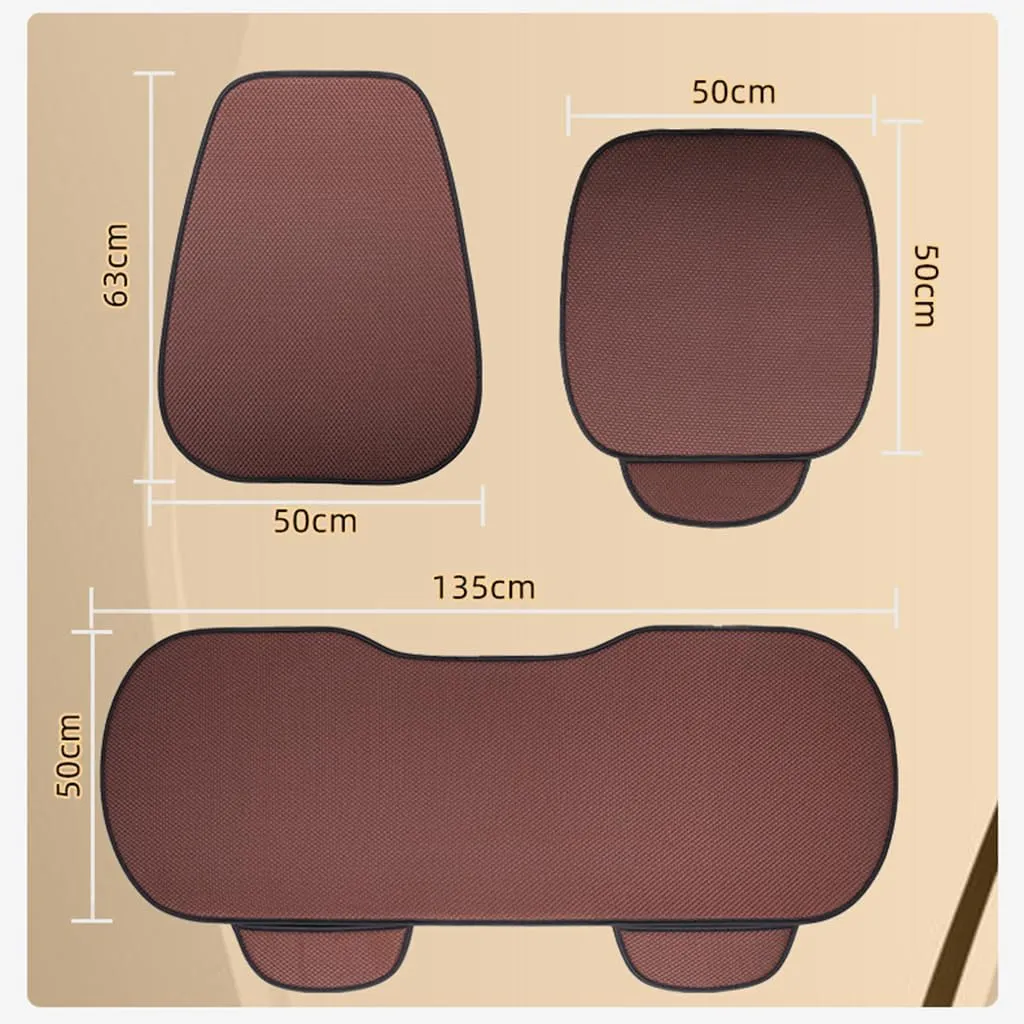 Car Seat Cushion for Cupra Born 2021 2022 2023 2024, Driver Seat Cushion Car Seat Pad with Non Slip Bottom Comfort Seat Protector Pad,Brown
