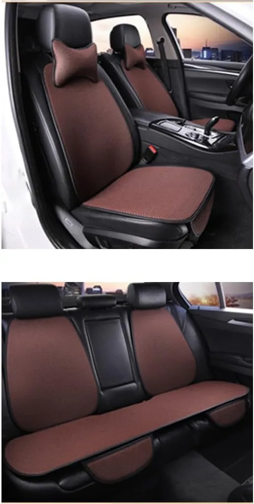 Car Seat Cushion for Cupra Born 2021 2022 2023 2024, Driver Seat Cushion Car Seat Pad with Non Slip Bottom Comfort Seat Protector Pad,Brown