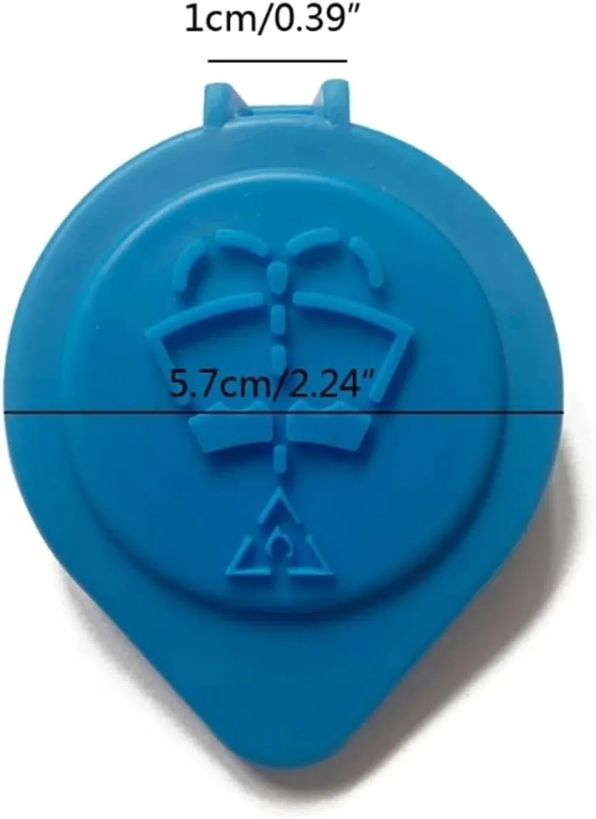 Car Washer Bottle Cap Compatible with BMW for 323is 1998 1999 61661379054 Car Windshield Wiper Washer Fluid Reservoir Bottle Cap Windshield Wiper Nozzle Cap(Black)