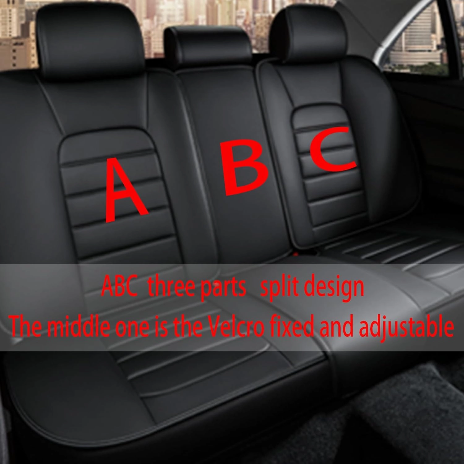 Car Seat Cover for Lexus ES 2018-2024,Premium Leather Seat Cover,Non-Slip Waterproof Breathable Automotive Seat Covers Fit for Most Cars,Sedan(Classic Black & Red,Full Set with Pillow)