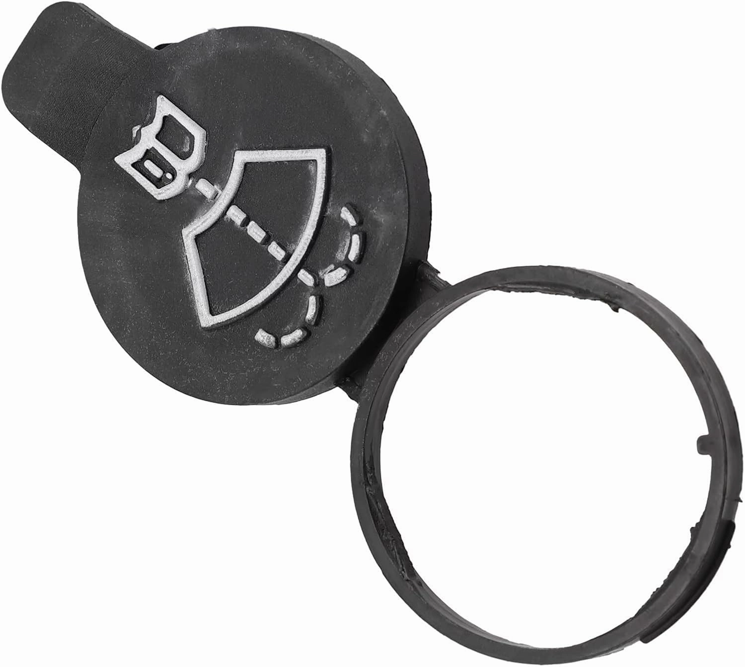 Car Washer Bottle Cap Compatible with Buick for Allure 2010 for Cascada 2016 for Lacrosse 2010-2016 Car Windshield Wash Fluid Reservoir Cap Wiper Fluid Cap OEM:13227300