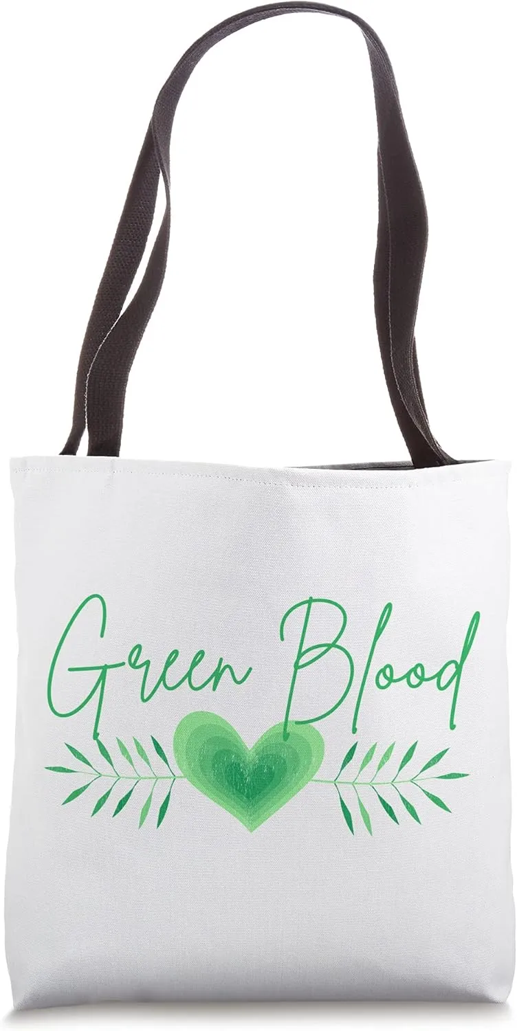 Chlorophyll Green Blood Tote Bag