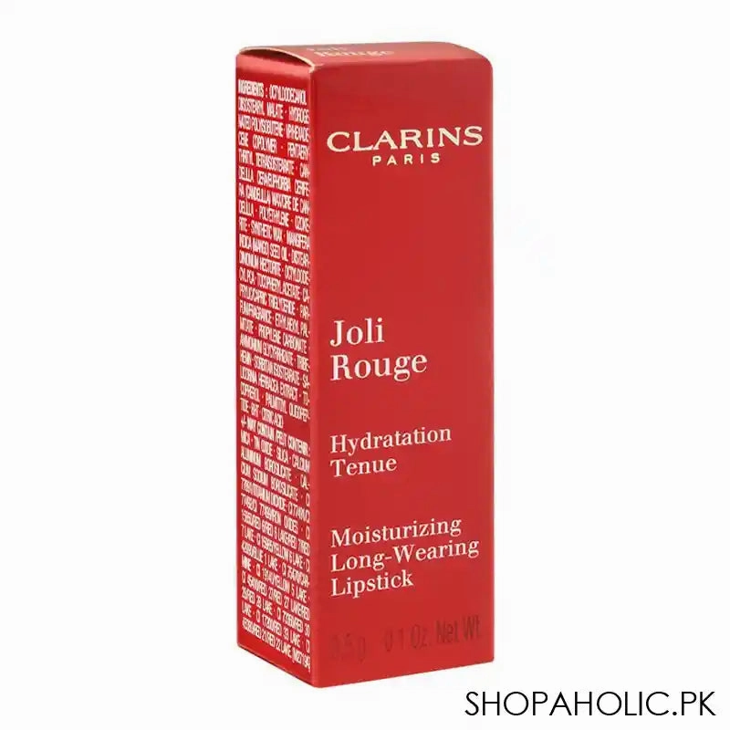 Clarins Paris Joli Rouge Moisturizing Long-Wearing Lipstick, 731 Rose Berry