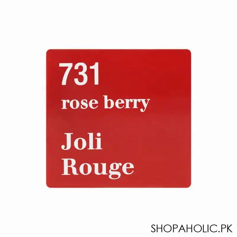 Clarins Paris Joli Rouge Moisturizing Long-Wearing Lipstick, 731 Rose Berry