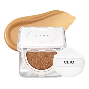 CLIO Kill Cover Founwear Cushion The Original – Korean Makeup, Full High Coverage, Airy Satin Finish, Skin Fit, 28N WHEAT