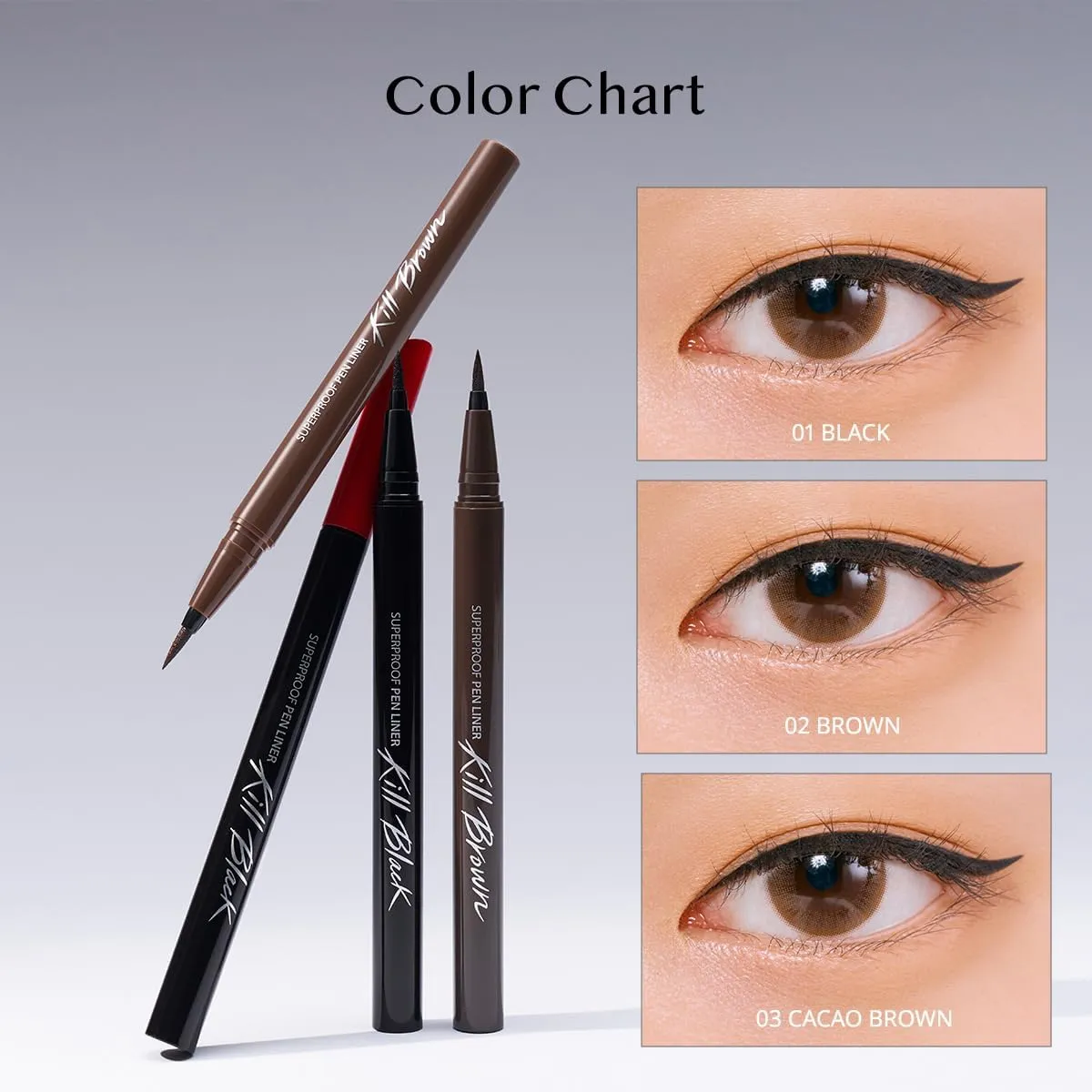 CLIO Waterproof Pen Liquid Eye Liner, Precision Tip, Long Lasting, Smudge-Resistant, High-Intensity Color (001 BLACK (NEW))