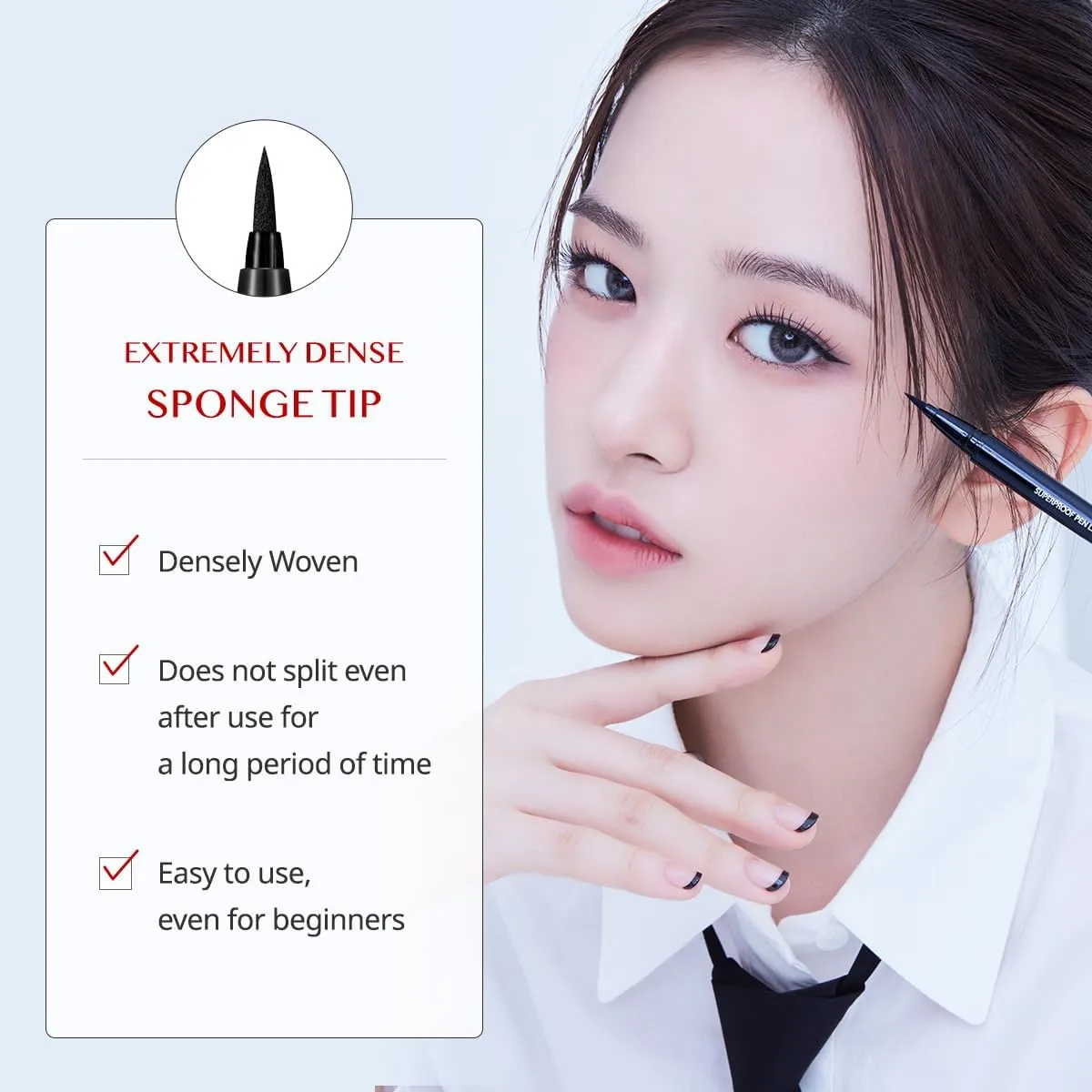 CLIO Waterproof Pen Liquid Eye Liner, Precision Tip, Long Lasting, Smudge-Resistant, High-Intensity Color (001 BLACK (NEW))