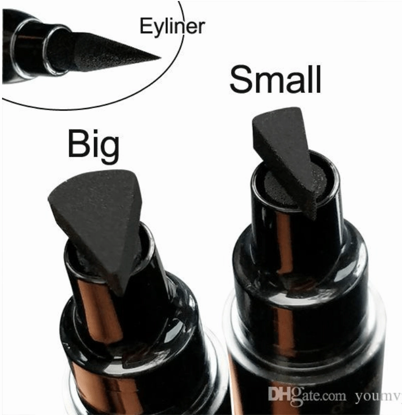 CmaaDu Liquid Eyeliner Black with Double-Headed Stamps