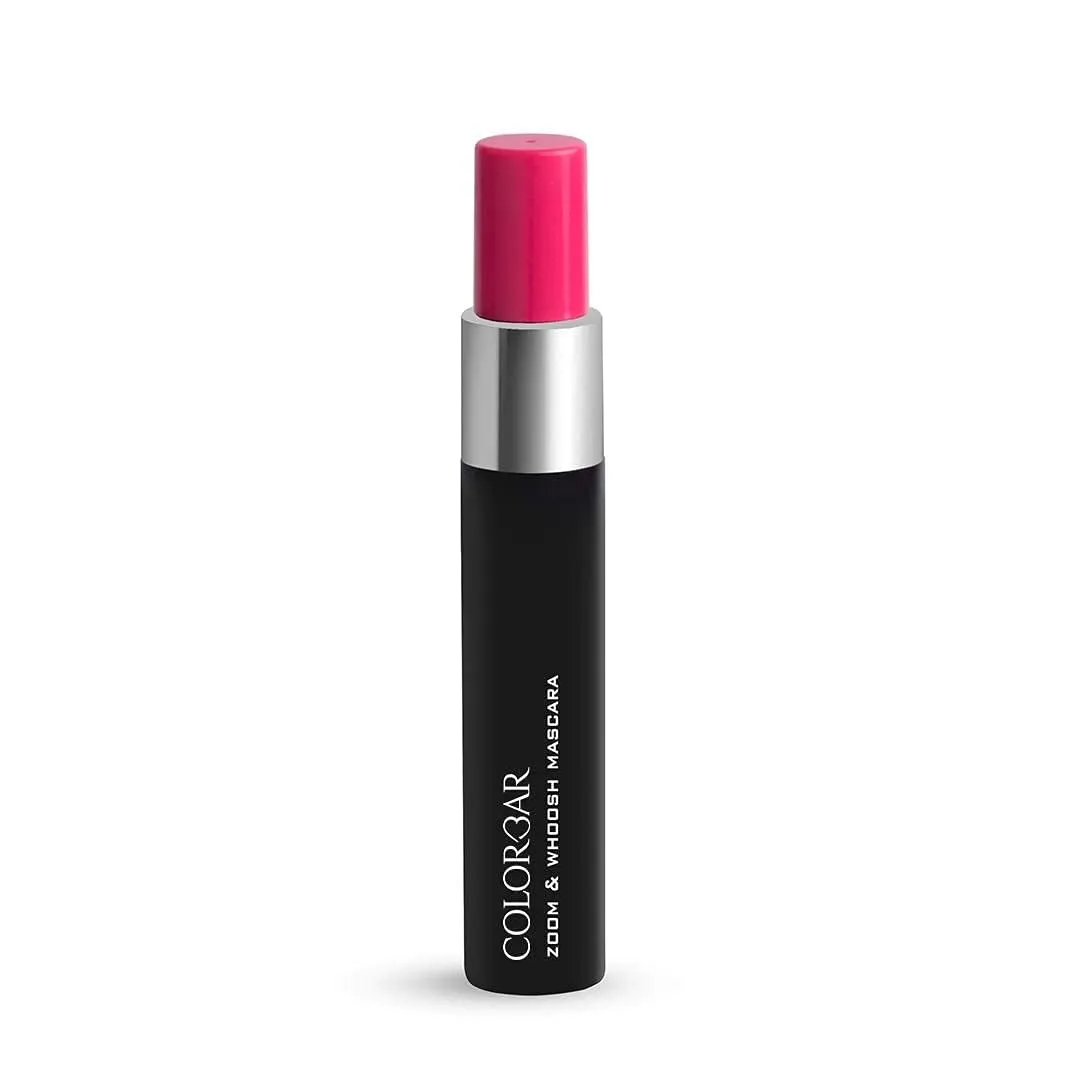 Color.bar's Zoom and Whoosh mascara, Black Sin, 9 ml | Smudgeproof | Easy to use | Conditioning
