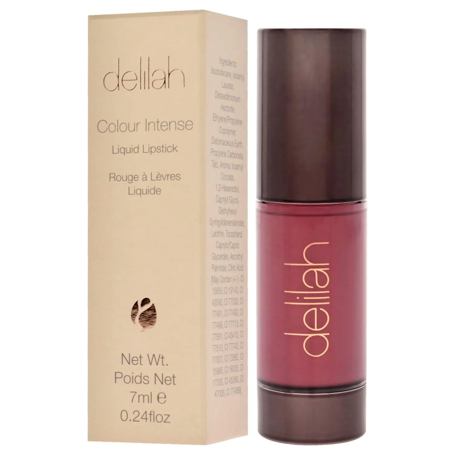 Colour Intense Liquid Lipstick - Belle - Longwear, Lightweight, Full Coverage, Highly Pigmented Makeup Lipstick For Women - Matte Finish - Paraben Free - 7 ml / 0.24 Oz