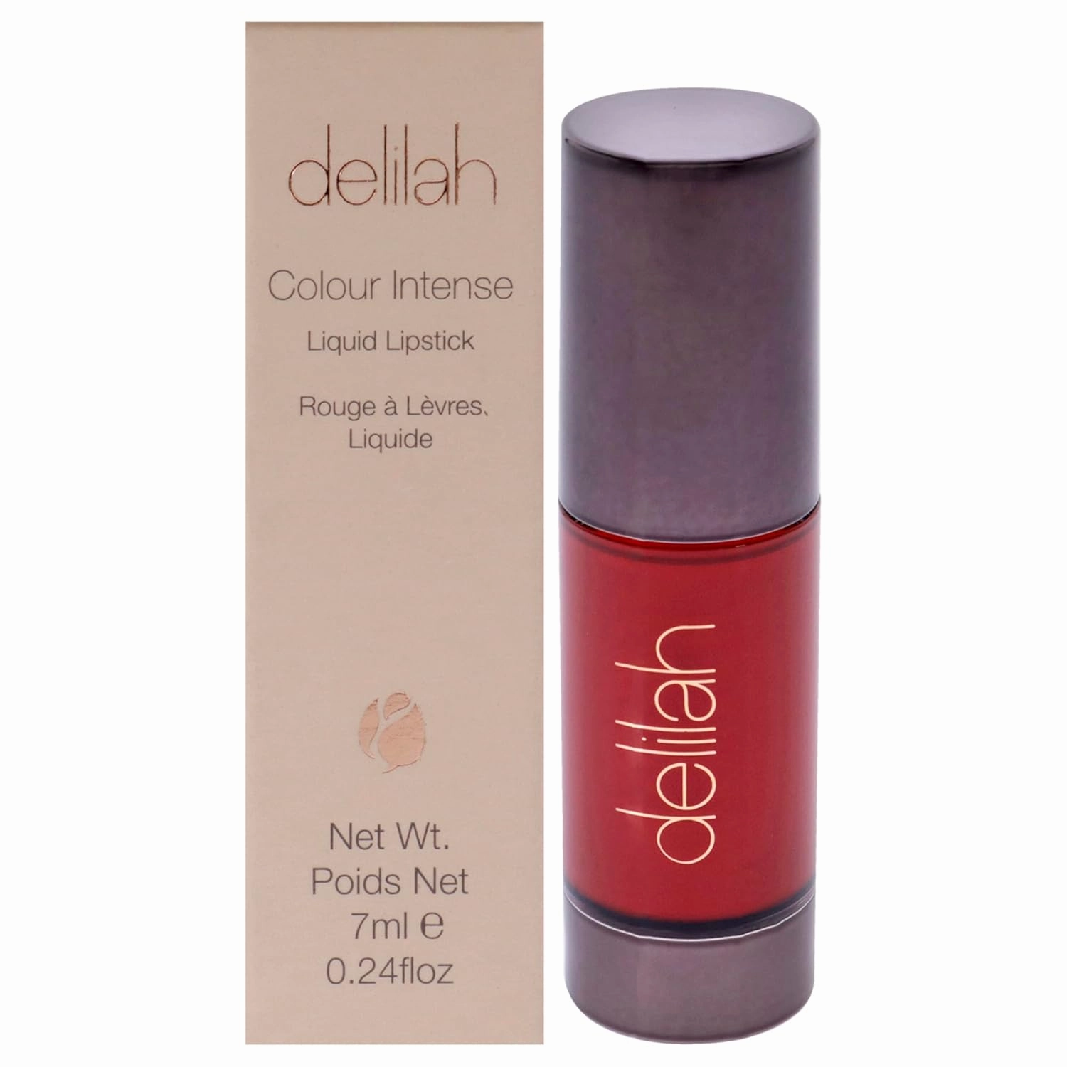 Colour Intense Liquid Lipstick - Flame - Longwear, Lightweight, Full Coverage, Highly Pigmented Makeup Lipstick For Women - Matte Finish - Paraben Free - 7 ml / 0.24 Oz