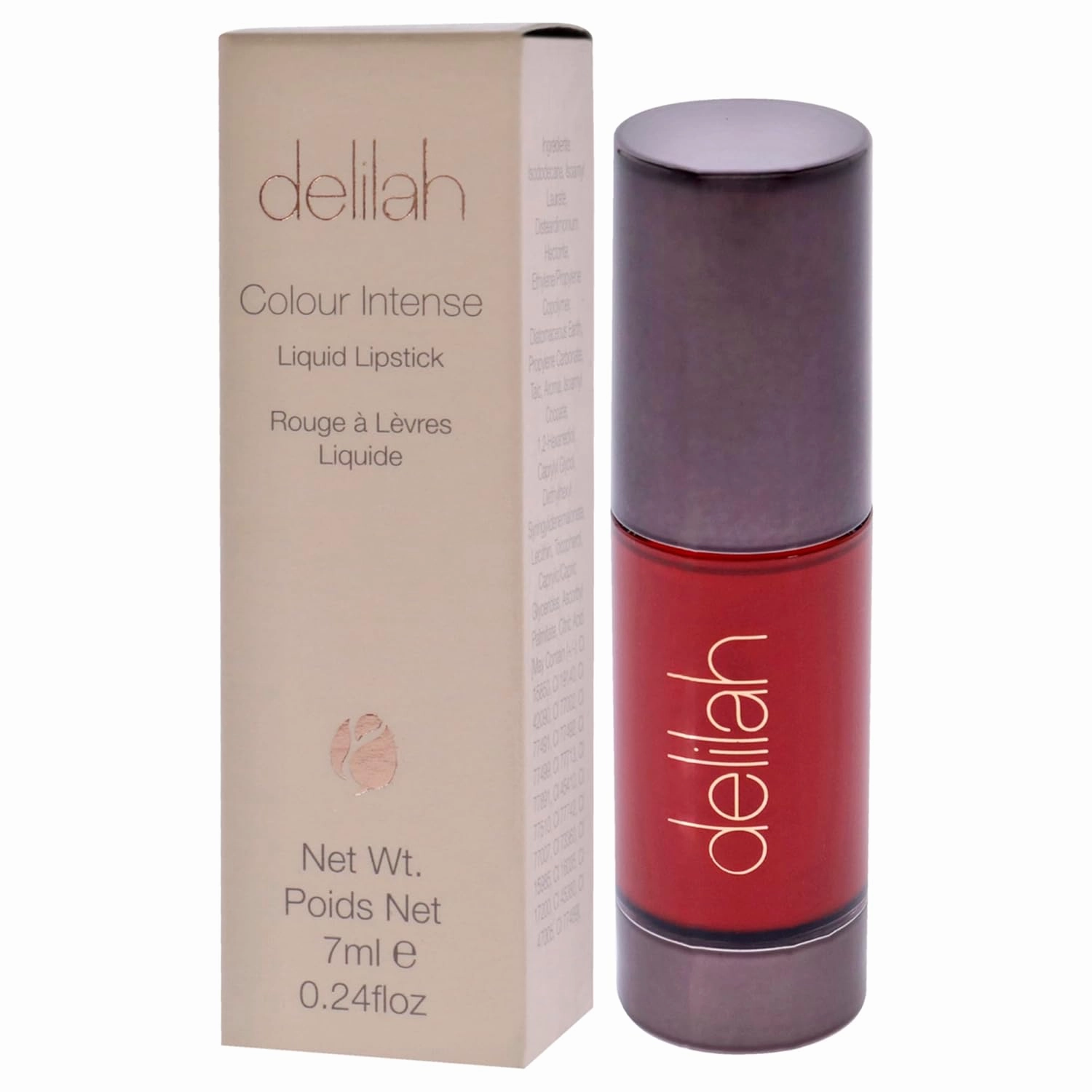 Colour Intense Liquid Lipstick - Flame - Longwear, Lightweight, Full Coverage, Highly Pigmented Makeup Lipstick For Women - Matte Finish - Paraben Free - 7 ml / 0.24 Oz