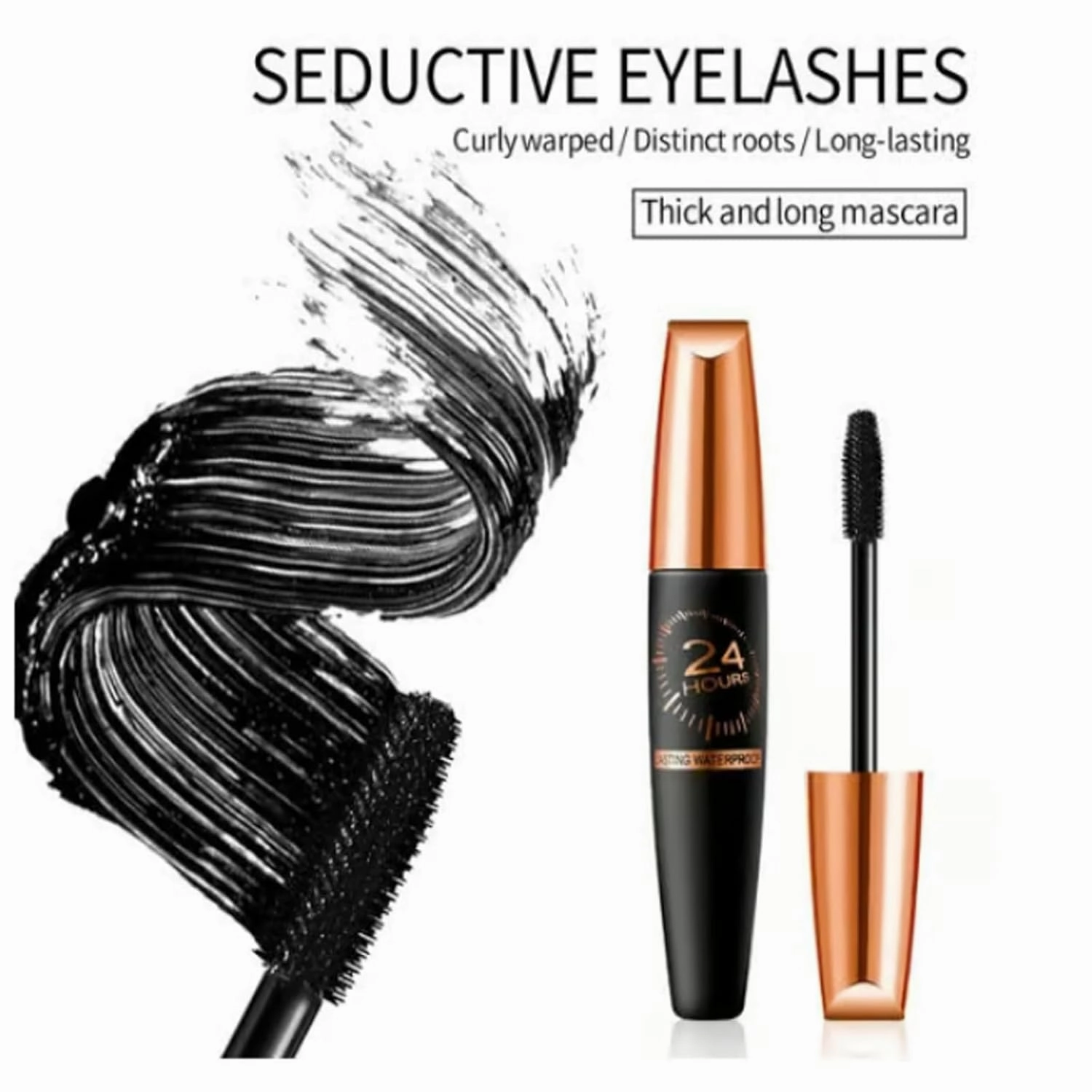 Cordialk Waterproof Silk Fibre Thick Lengthening Mascara, 2025 Upgraded 4d Silk Fiber Lash Mascara, Waterproof Long Lasting Liquid Lash Extensions For Women (3 Sets, One)