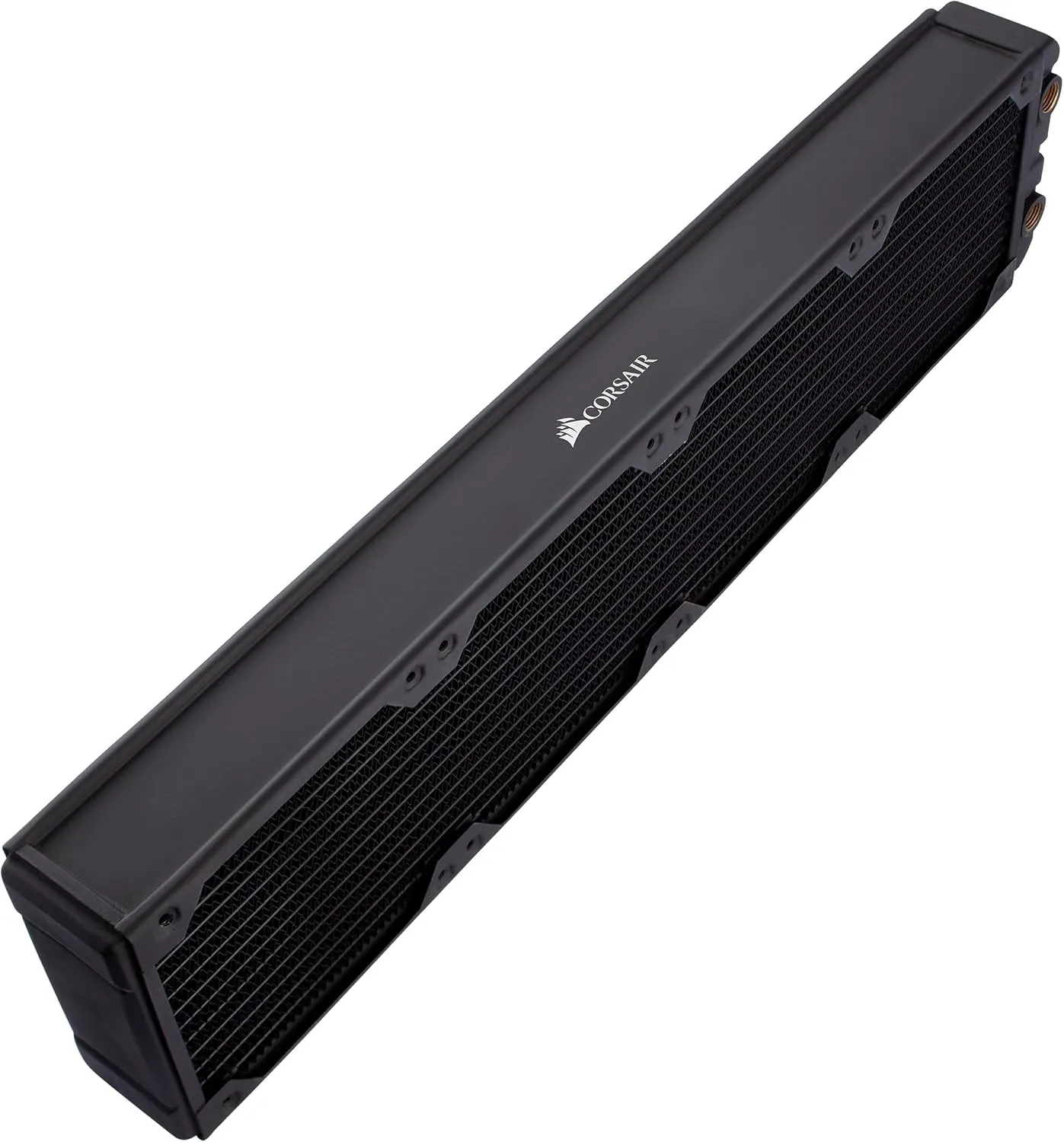 Corsair Hydro X Series, XR7 480mm Water Cooling Radiator (Quad 120mm Fan Mounts, Easy Installation, Premium Copper Construction, Polyurethane Coating, Integrated Fan Screw Guides) Black